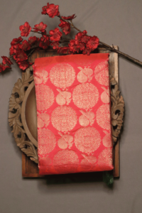 Nirmal Creations Rani Pink Kanjivaram Silk Saree